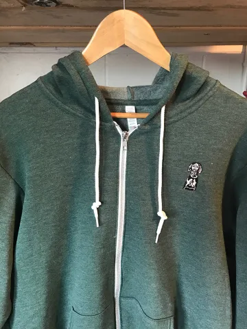 Bravefriend Unisex Fleece Full Zip Up Hoodie