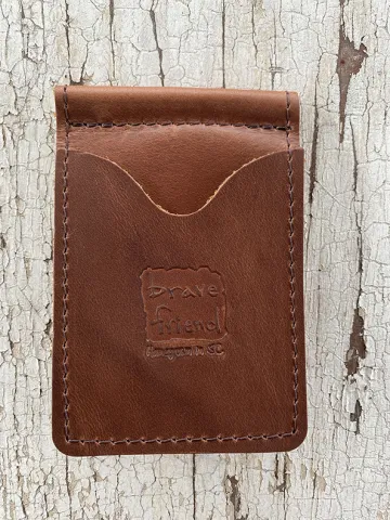 Bravefriend Leather Money Clip Wallet