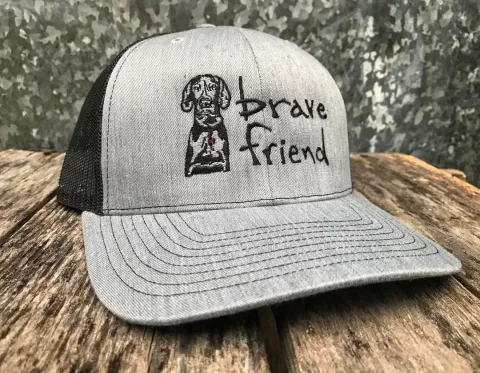 Bravefriend Embroidered Snapback Trucker Cap