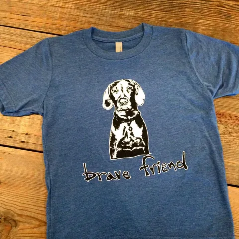 Bravefriend Youth Tri-blend Short Sleeve Shirt