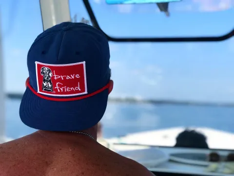 Bravefriend Captain's Embroidered Patch Hat