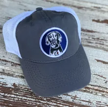 Bravefriend Youth Garment Washed Trucker Hat with "Tanner" Circle Patch