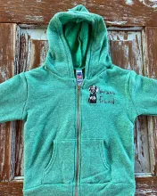 Bravefriend Toddler Tri-blend Fleece Full Zip Hoodie
