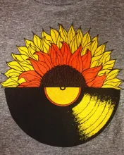 Sunflower Records Tri-Blend Youth Shirt